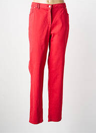 Pantalon slim elasticitate mărime normală roșu ANANKE femme