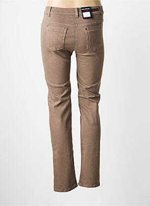 Pantalon slim elasticitate mărime normală maro ANNA MONTANA femeie