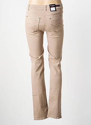 Pantalon slim elasticitate mărime normală bej ANNA MONTANA femeie