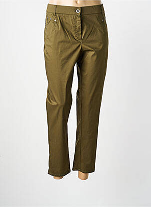 Pantalon slim elasticitate mărime normală verde MERI & ESCA femeie