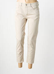 Pantalon 7/8 elasticitate mărime normală bej ANNA MONTANA femme