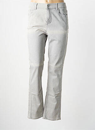 Pantalon slim gri ANNA MONTANA femeie