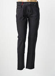 Pantalon slim elasticitate mărime normală negru ANNA MONTANA femme