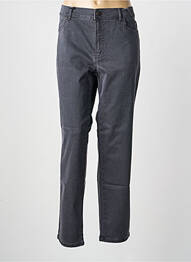 Pantalon drept elasticitate talie joasă gri ANNA MONTANA femme