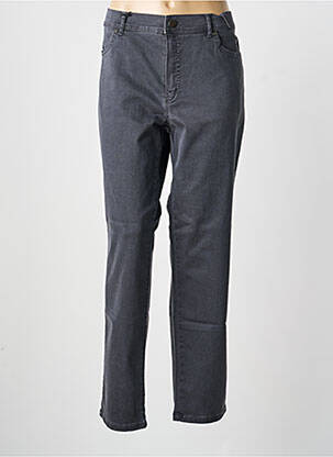 Pantalon drept gri ANNA MONTANA femeie