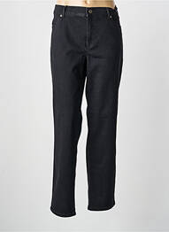 Pantalon slim elasticitate mărime normală negru ANNA MONTANA femme