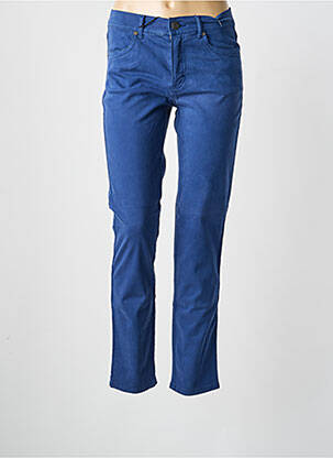 Pantalon slim albastru ANNA MONTANA femeie