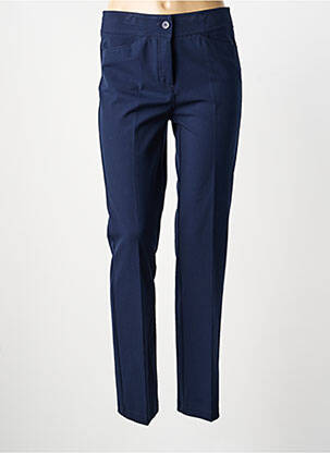 Pantalon slim albastru FRANK WALDER femeie