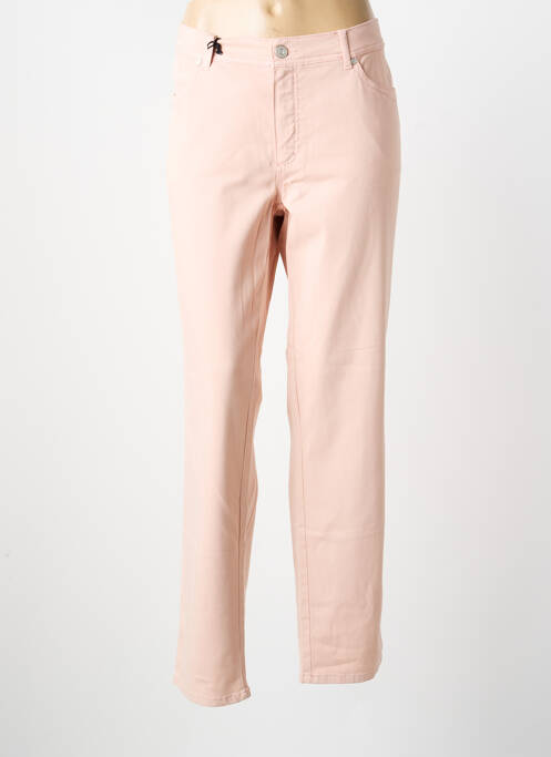 Pantalon slim roz ANNA MONTANA femeie