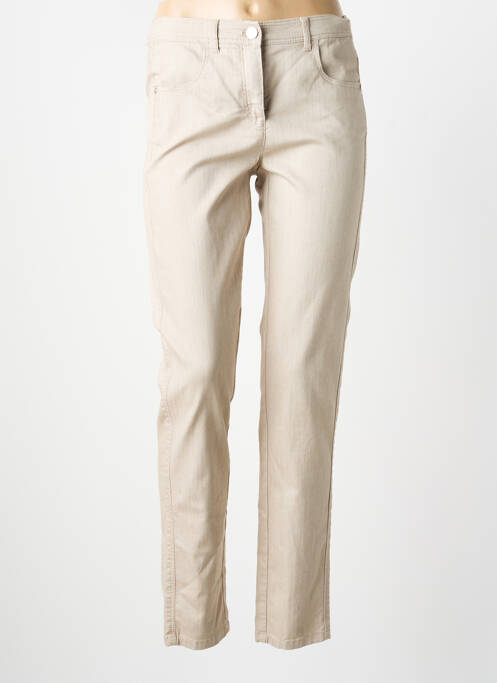 Pantalon slim bej FRANK WALDER femeie