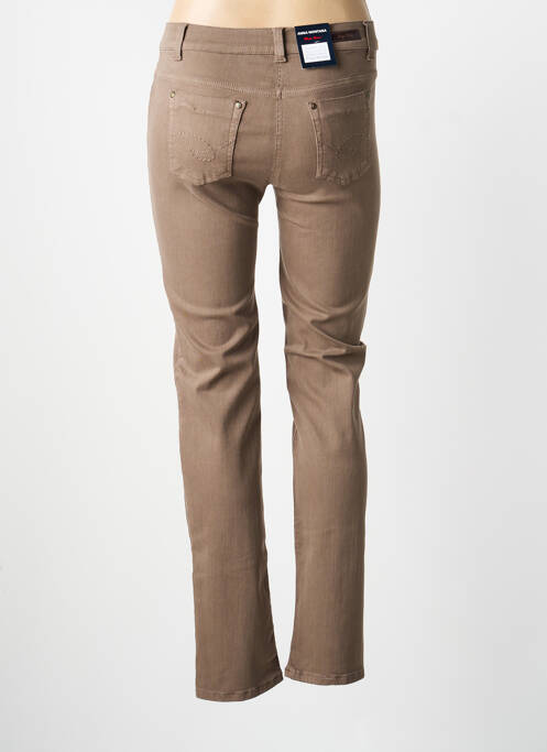 Pantalon slim maro ANNA MONTANA femeie