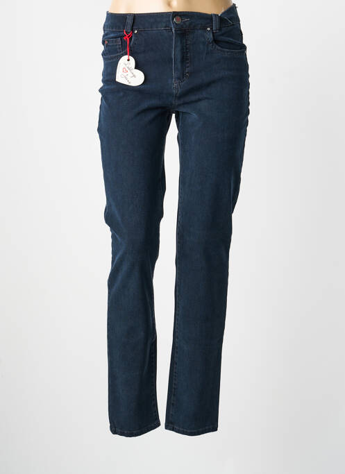 Blugi cu croială slim albastru ANNA MONTANA femeie