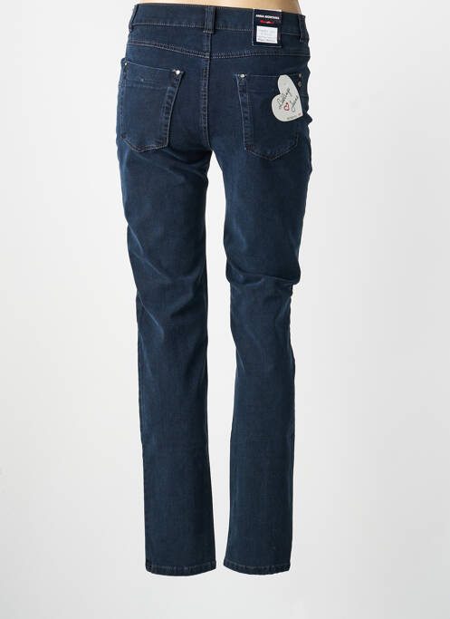 Blugi cu croială slim albastru ANNA MONTANA femeie