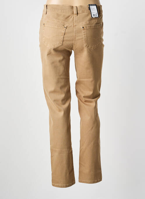 Pantalon slim bej ANNA MONTANA femeie