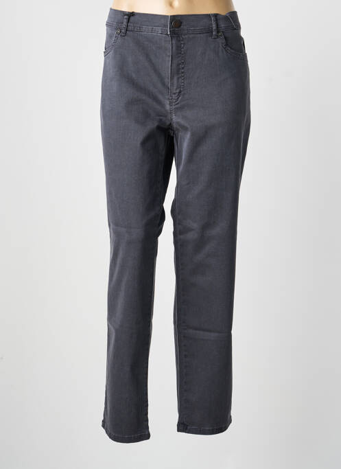 Pantalon drept gri ANNA MONTANA femeie