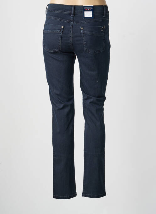 Pantalon slim albastru ANNA MONTANA femeie