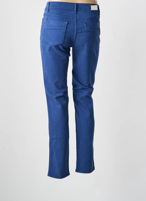 Pantalon slim albastru ANNA MONTANA femeie