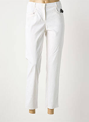 Pantalon 7/8 alb FRANK WALDER femeie
