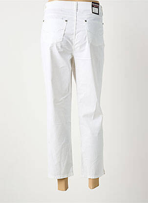 Pantalon 7/8 elasticitate mărime normală alb ANNA MONTANA femeie