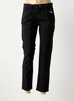 Pantalon 7/8 elasticitate mărime normală negru ANNA MONTANA femeie