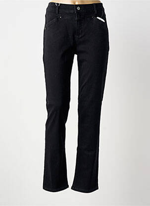 Pantalon slim elasticitate mărime normală negru ANNA MONTANA femeie