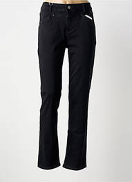 Pantalon slim elasticitate mărime normală negru ANNA MONTANA femme