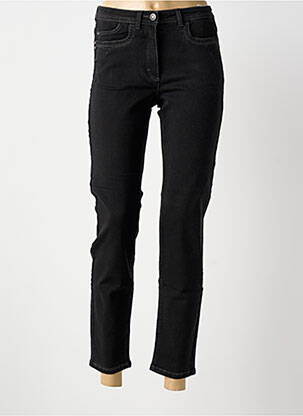 Pantalon 7/8 elasticitate mărime normală negru BARBARA LEBEK femeie