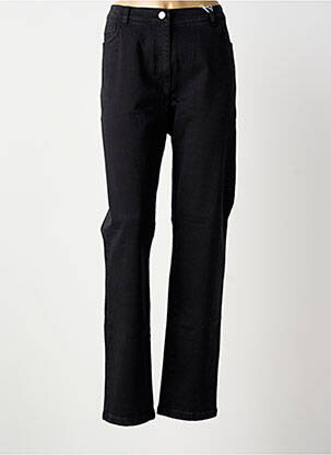 Blugi cu croială dreaptă negru TONI femeie