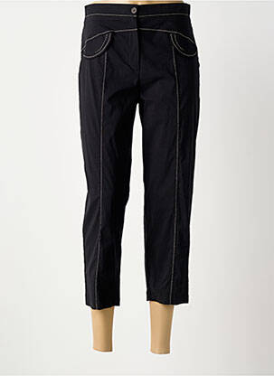 Pantalon trei sferturi negru TELMAIL femeie