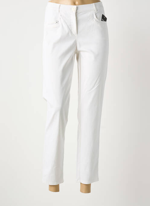 Pantalon 7/8 alb FRANK WALDER femeie