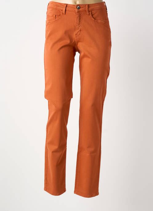 Pantalon slim portocaliu GUY DUBOUIS femeie