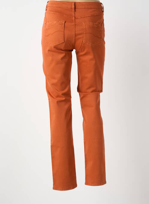 Pantalon slim portocaliu GUY DUBOUIS femeie