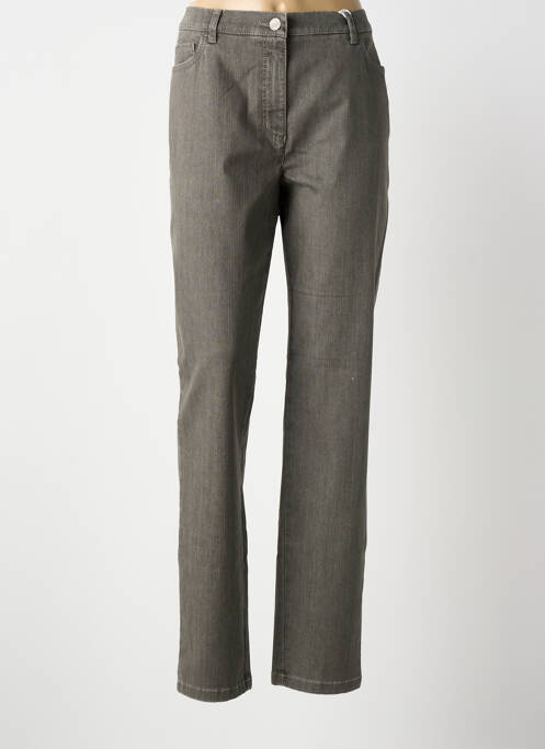 Blugi cu croială dreaptă gri TONI femeie