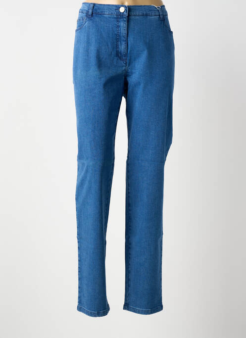 Blugi cu croială slim albastru TONI femeie