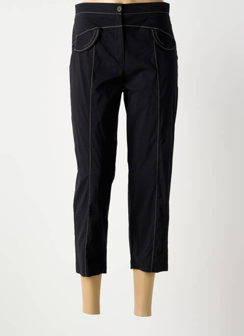 Pantalon trei sferturi negru TELMAIL femeie