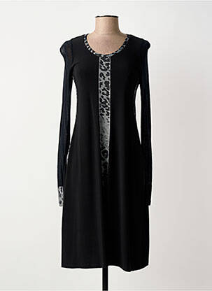Rochie midi mâneci lungi mâneci lungi negru MERI & ESCA femeie