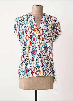 Top alb TINTA STYLE femeie