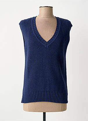 Pulover albastru MARBLE femeie