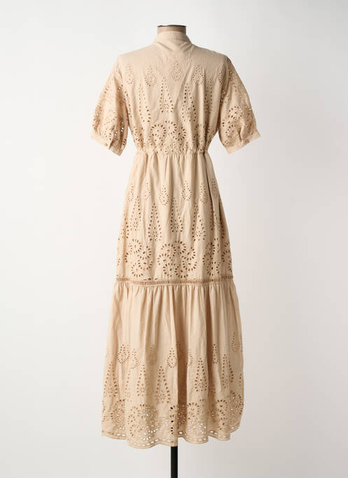 Rochie lungă bej BISOU'S PROJECT femeie