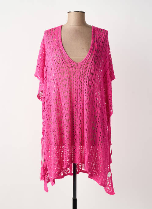 Tunică mâneci scurte roz BARANDI femeie