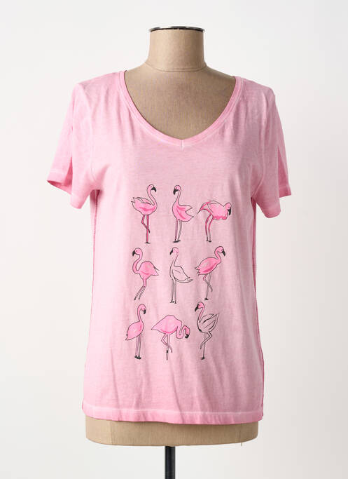 Tricou roz REVER MILE femeie