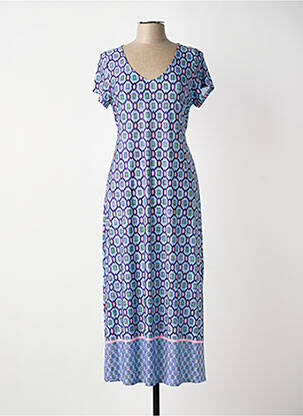 Rochie lungă albastru TINTA femeie