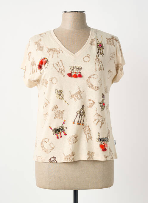 Tricou bej ANANKE femeie