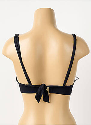 Sutien de costum de baie închidere cu legături de legat top sutien push-up negru AUBADE femeie