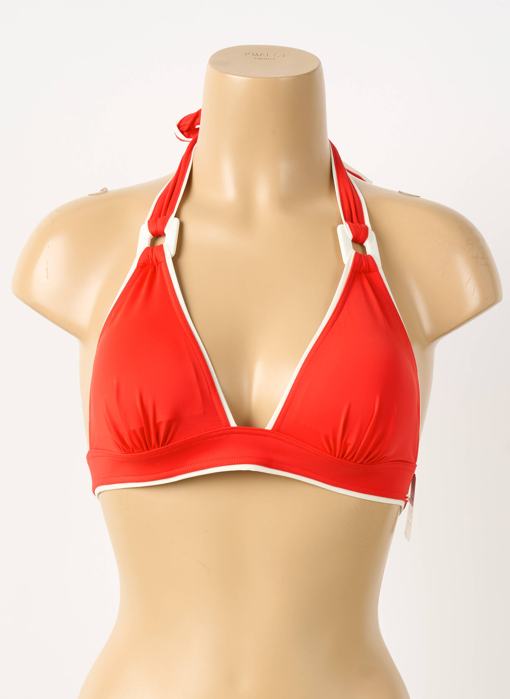 Sutien de costum de baie elasticitate sutien cu susținere înaltă și burete detașabil roșu AUBADE femeie