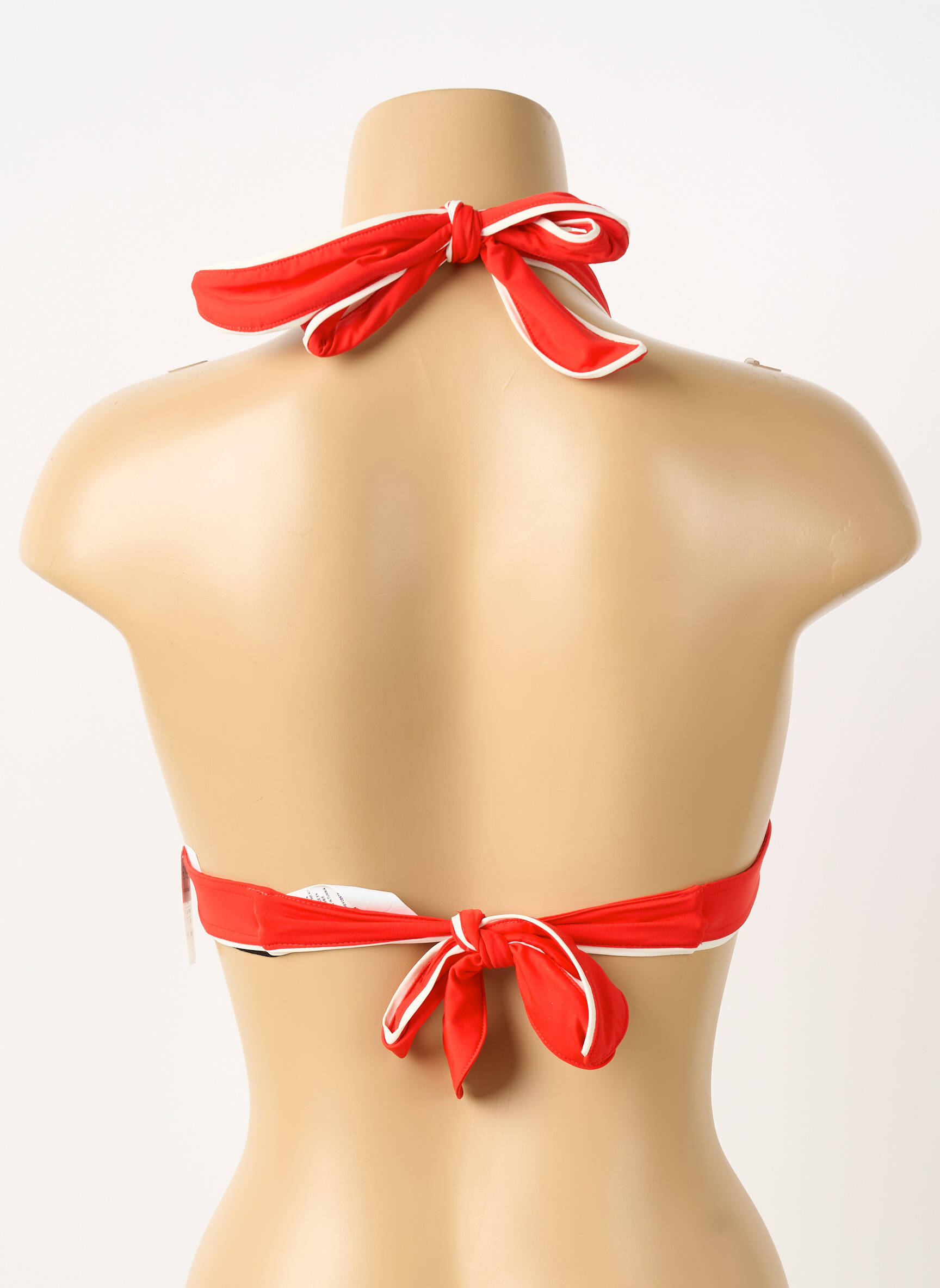Sutien de costum de baie elasticitate sutien cu susținere înaltă și burete detașabil roșu AUBADE femeie