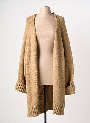 Vestă cu mâneci lungi maro ZARA femeie