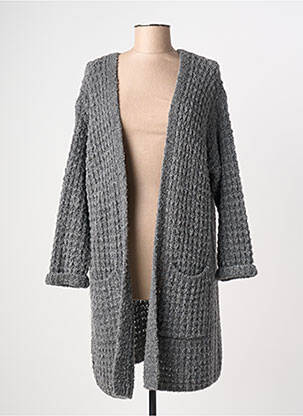 Vestă cu mâneci lungi gri STUDIO BIRKIN femeie