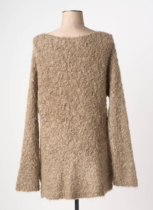 Pulover tunică maro STUDIO BIRKIN femeie