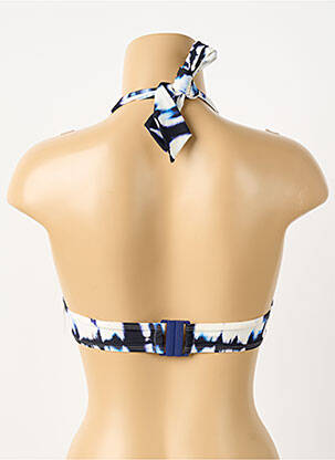 Sutien de costum de baie elasticitate top sutien push-up albastru AUBADE femeie